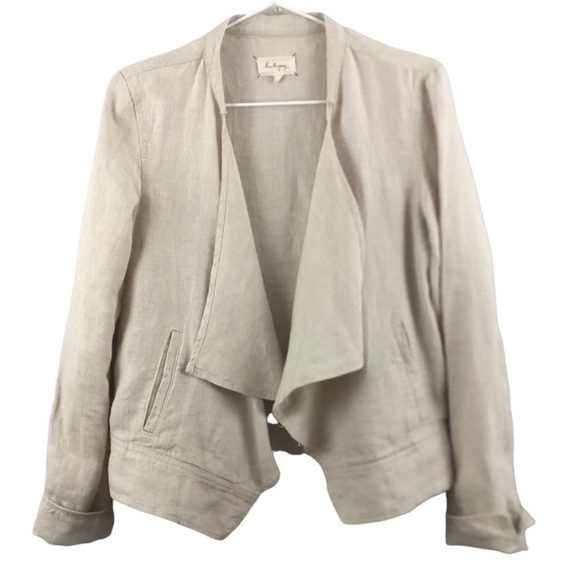 Lou & Grey Linen Open Front Jacket - Picture 13 of 13